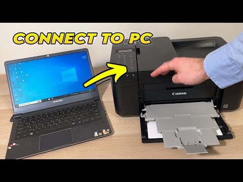 Connect PC Computer to Canon PIXMA TR4720 Printer Over Wi-Fi  FULL SETUP