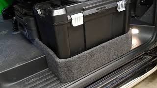 VW Transporter T6 Kombi rear underseat storage