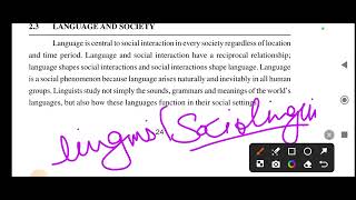 language and society