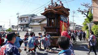 はんだ春の山車まつり2018 日　岩滑地区　P1050572　義烈組・八幡車