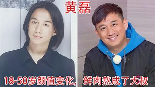 黄磊18-50岁颜值变化，粉丝：年轻时很有书卷气，现在满满烟火气【板栗影视咖】