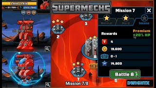 Supermechs⛅ INSANE 3v3 Campaign 🤖(VOICE)🎤 Overlords Den [PART 8 of 9] #10k! :)