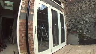 The Beechhall Team supplying and installing a set of Bi-fold doors