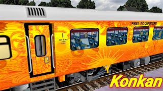 Tejas Express In Konkan Railways || Kudal To Sawantwadi Road Short Journey || MSTS Konkan Railways