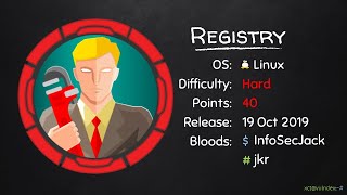 HackTheBox - Registry