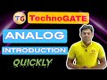 INTRODUCTIONS TO ANALOG |TechnoGATE|