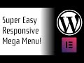 Elementor Free Mega Menu - Transform the Tab Element into a Mega Menu! No Extra Plug-Ins Needed