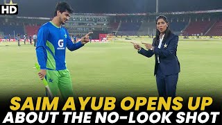 Saim Ayub Opens Up About The No-Look Shot | Pakistan vs New Zealand | 2nd T20I 2023 | PCB | M2B2A