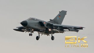 (4K) Panavia Tornado IDS Luftwaffe German Air Force 98+59 arrival Manching Airbase IGS ETSI WTD-61