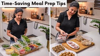 Time Saving Meal Prep Tips for a Hassle Free Cooking | My Weekend Meal Prep Routine