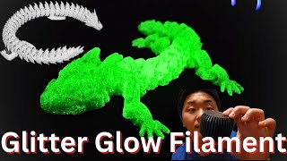 ZIRO Glitter PLA and HP3DF Glow In The Dark Filament | Creality K1 Max | Review