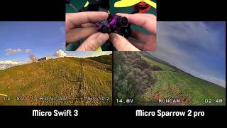 RunCam micro swift 3 vs micro sparrow 2 pro