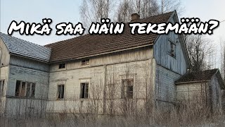 HUGE abandoned loghouse in Finland.  Full of documents! Urban Exploration