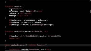 Parallel Processing in JavaScript (TypeScript versus C#)