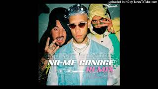 NO ME CONOCE - Jhay Cortez, J. Balvin, Bad Bunny (audio)