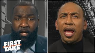 'How dare you!' Stephen A. is in disbelief over Perk’s Knicks vs. Hawks prediction | First Take
