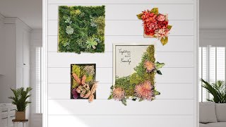 Create a Wall of Faux Plants - Easy, Fun, and it Looks Awesome