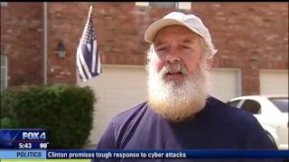 Corinth HOA wants Back the Blue flag to come down