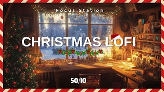 Christmas Edition 🎅🏼 50/10 Pomodoro Timer - Relaxing Piano Deep Focus, Study With Me, Work Motivated