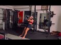 landmine hack squat exercise breakdown