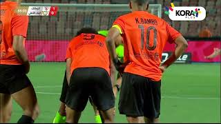 لحظة طرد أسامة فيصل لاعب البنك الأهلي أمام الزمالك | الدوري المصري 2023/2024