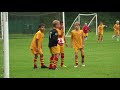 kids in football u9 football match didn t stop even due to heavy rain