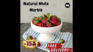 Marble Fruit Bowl - Marblenia.com