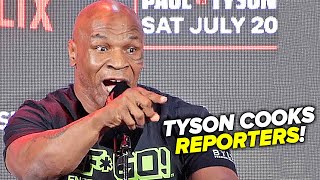 Mike Tyson GOES OFF ON REPORTER when asked if he's TOO OLD to fight Jake Paul!