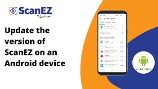 Update ScanEZ on an Android powered device