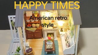 Diy Miniature dollhouse kit / happy times