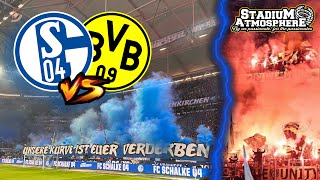Atmosphere Schalke 04 vs Borussia Dortmund. Revier Derby (11.03.23)