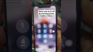 How to turn off VoiceOver on iphone #iphone voiceover off solution #shorts #sonumobilesolutions