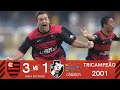 Flamengo 3 x 1 Vasco ● Tricampeão Carioca 2001 - Narração: José Carlos Araújo! Gol do Pet aos 43'!