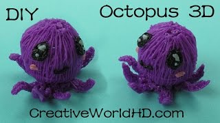 How to Make Octopus 3D - 3D Printing Pen Creations/Scribbler DIY Tutorial