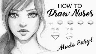How to Draw a Nose - Step by Step Tutorial!