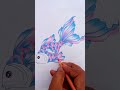 easy fish 🐠 drawing drawing art easydrawing shorts youtubeshorts viralshort