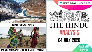 04-July-2020 | The Hindu Newspaper Analysis | Current Affairs for UPSC CSE/IAS | Saurabh Pandey