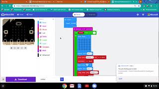 "Commenting" on Microsoft MakeCode , Blocks and JavaScript,Chromebook