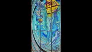 The Apollo - Stanislaw Wyspianski stained glass - eng