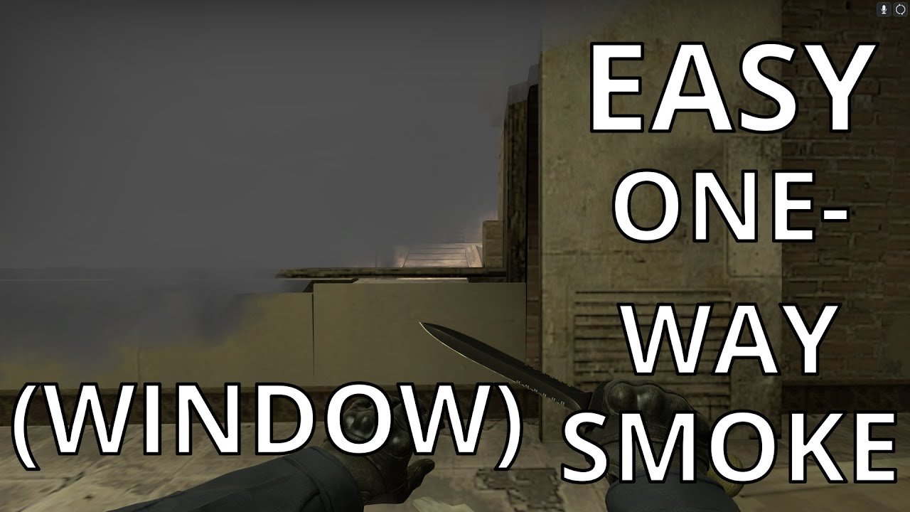 Overpowered Mirage Window One-Way Smoke On Both 64 + 128 Tick (CT ...