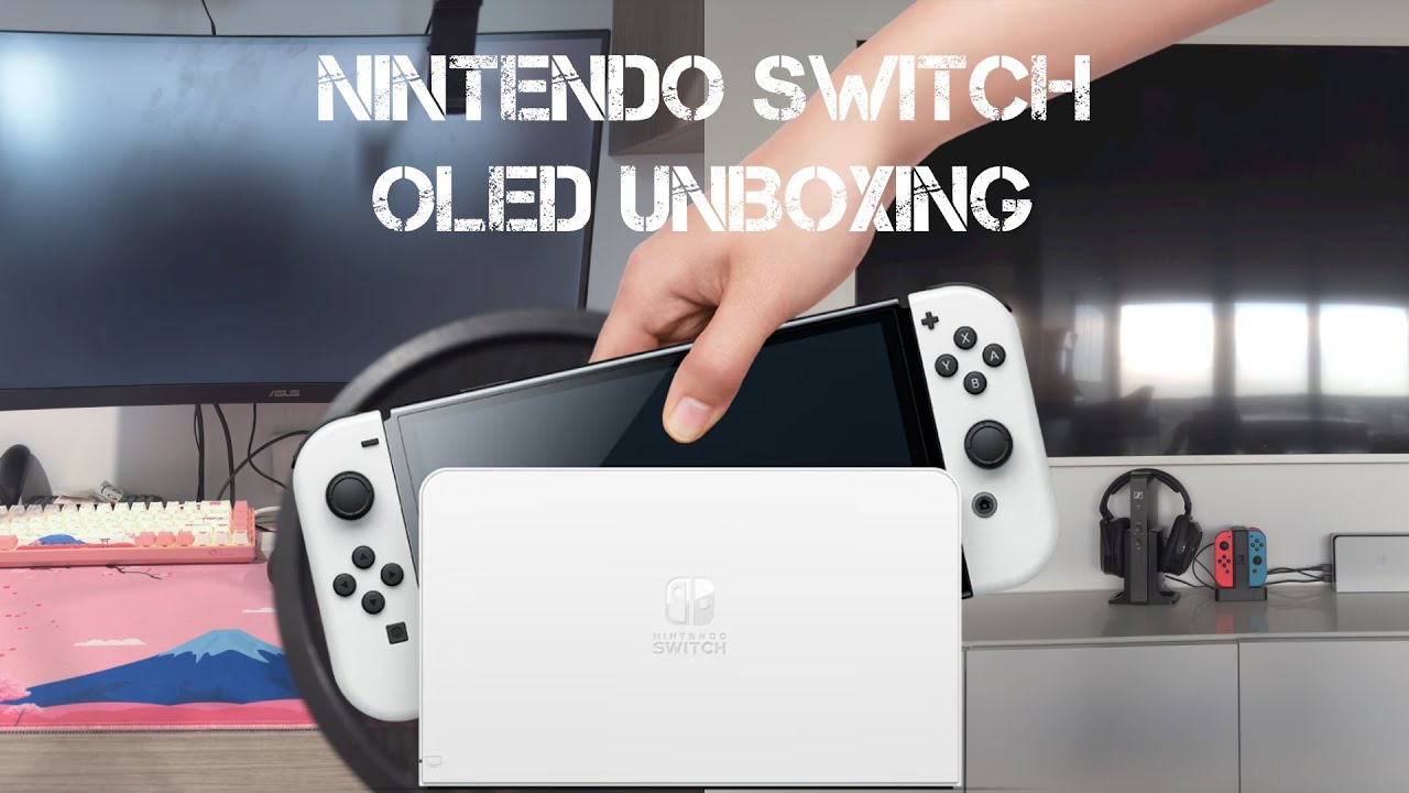 Open The Nintendo Switch OLED WITH ME!!! - YouTube