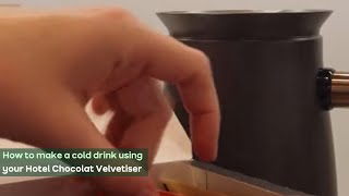 How to make a cold drink using your Hotel Chocolat Velvetiser #Shorts