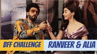 Ranveer Singh And Alia Bhatt Take The BFF Challenge | Gully Boy | POP Diaries Exclusive