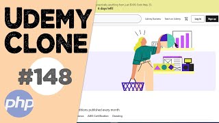 #148 Single course page | Udemy clone from scratch in php | Quick programming tutorial