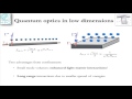 Quantum optics in low dimensions: from fundamentals to applications - Alejandro González Tudela