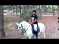 chicas paseando a caballo