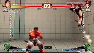 USF4: Featuring GuangzhouRyu vs. NEMESISTEXAS 4001PP Juri and Randoms Replays