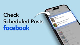 How To Check Scheduled Posts On Facebook page?