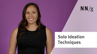 Ideation Techniques for a One-Person UX Team