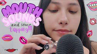 ASMR | Mouth Sounds with Sprinkled Tapping ✨